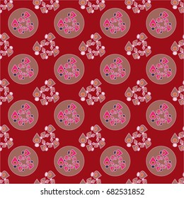 Abstract color seamless pattern for new background.