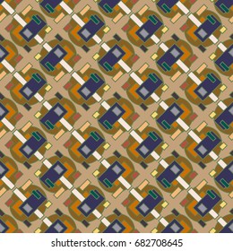 Abstract color seamless pattern for new background.