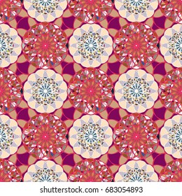 Abstract color seamless pattern for new background.