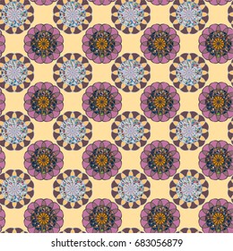 Abstract color seamless pattern for new background.