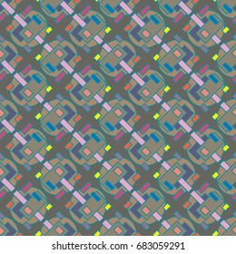 Abstract color seamless pattern for new background.