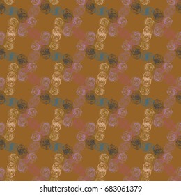 Abstract color seamless pattern for new background.