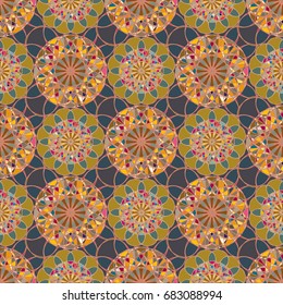 Abstract color seamless pattern for new background.