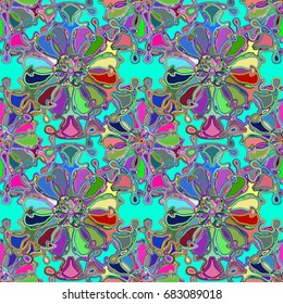 Abstract color seamless pattern for new background.