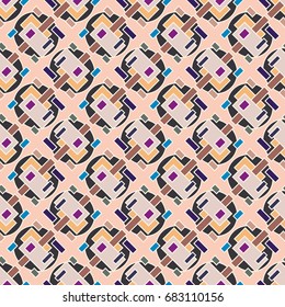 Abstract color seamless pattern for new background.