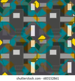 Abstract color seamless pattern for new background.
