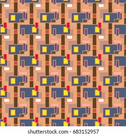 Abstract color seamless pattern for new background.