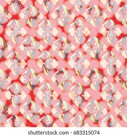 Abstract color seamless pattern for new background.