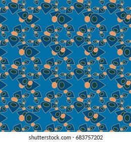 Abstract color seamless pattern for new background.