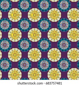 Abstract color seamless pattern for new background.