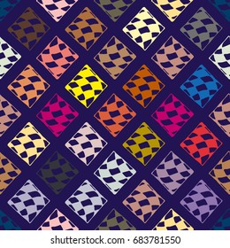 Abstract color seamless pattern for new background.