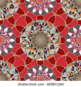 Abstract color seamless pattern for new background.