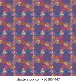 Abstract color seamless pattern for new background.