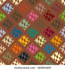 Abstract color seamless pattern for new background.