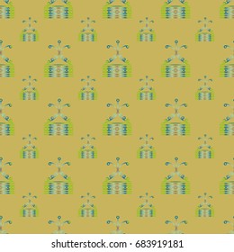 Abstract color seamless pattern for new background.
