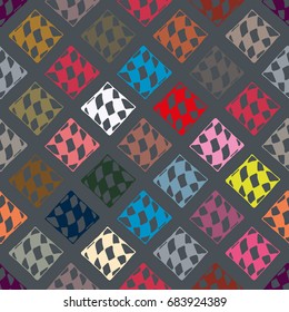 Abstract color seamless pattern for new background.