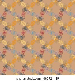 Abstract color seamless pattern for new background.
