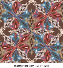 Abstract color seamless pattern for new background.