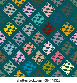 Abstract color seamless pattern for new background.