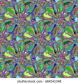 Abstract color seamless pattern for new background.