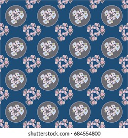 Abstract color seamless pattern for new background.