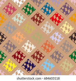 Abstract color seamless pattern for new background.