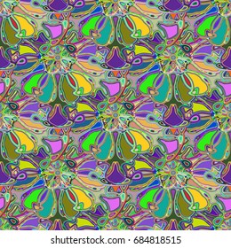 Abstract color seamless pattern for new background.