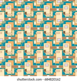 Abstract color seamless pattern for new background.
