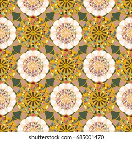 Abstract color seamless pattern for new background.