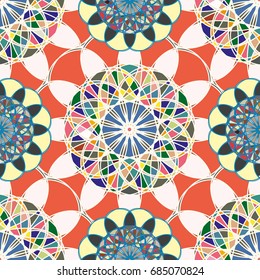 Abstract color seamless pattern for new background.