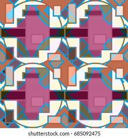 Abstract color seamless pattern for new background.