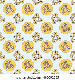 Abstract color seamless pattern for new background.