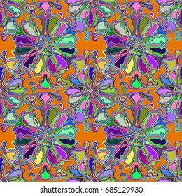 Abstract color seamless pattern for new background.