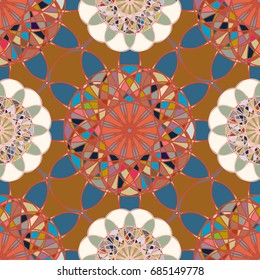 Abstract color seamless pattern for new background.