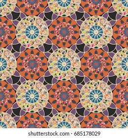 Abstract color seamless pattern for new background.