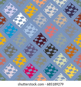 Abstract color seamless pattern for new background.