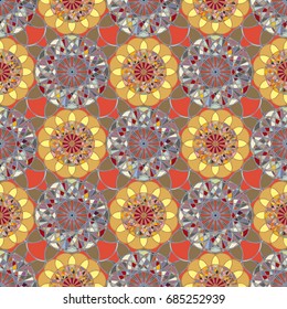 Abstract color seamless pattern for new background.