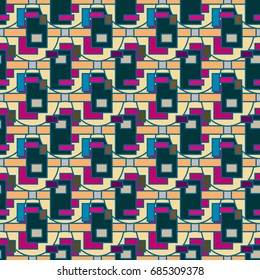 Abstract color seamless pattern for new background.