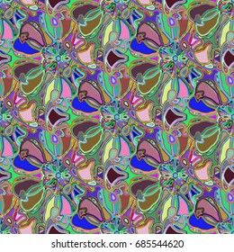 Abstract color seamless pattern for new background.