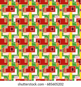 Abstract color seamless pattern for new background.