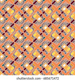 Abstract color seamless pattern for new background.