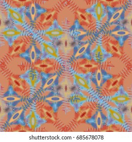 Abstract color seamless pattern for new background.