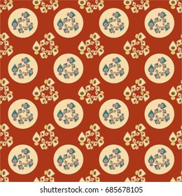 Abstract color seamless pattern for new background.
