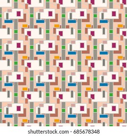 Abstract color seamless pattern for new background.