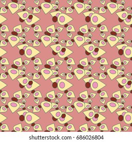 Abstract color seamless pattern for new background.