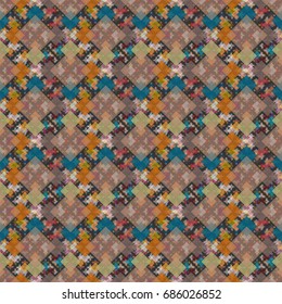 Abstract color seamless pattern for new background.