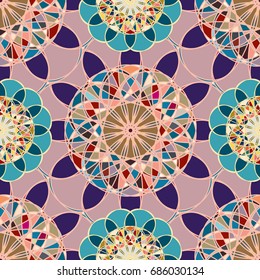 Abstract color seamless pattern for new background.
