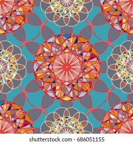 Abstract color seamless pattern for new background.