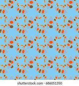 Abstract color seamless pattern for new background.