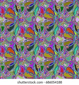 Abstract color seamless pattern for new background.